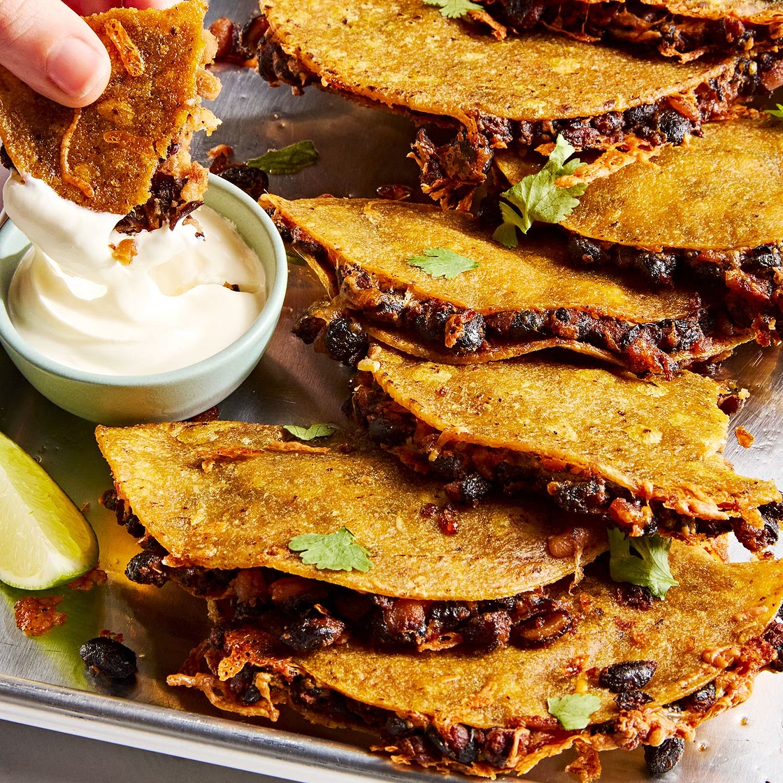 Crispy Sheet-Pan Black Bean Tacos