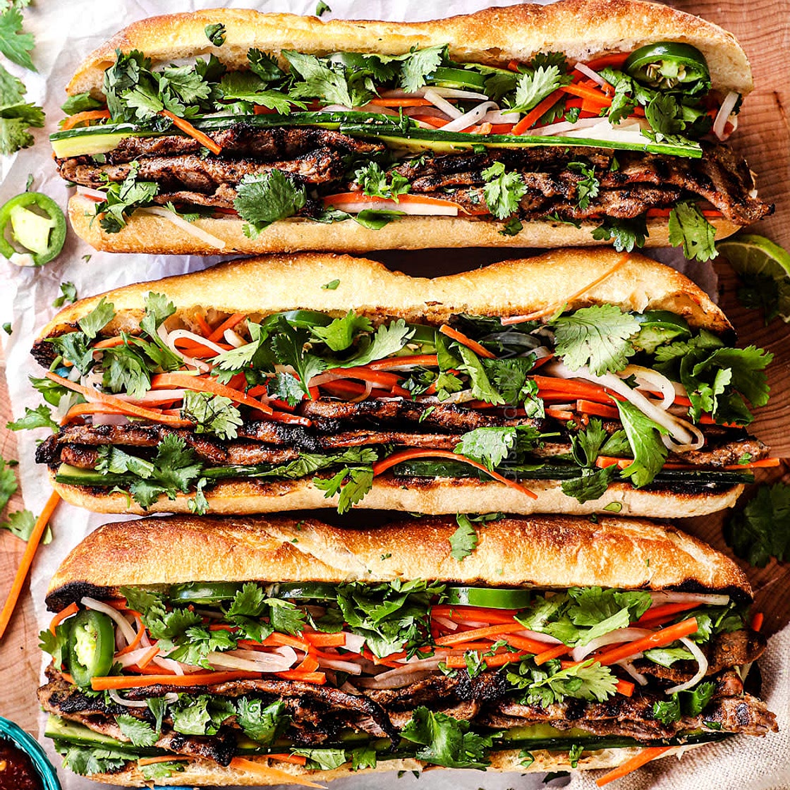 Veganes Banh mi Sandwich