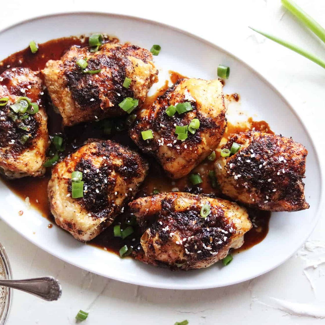 Sweet Ginger Soy Air Fryer Chicken