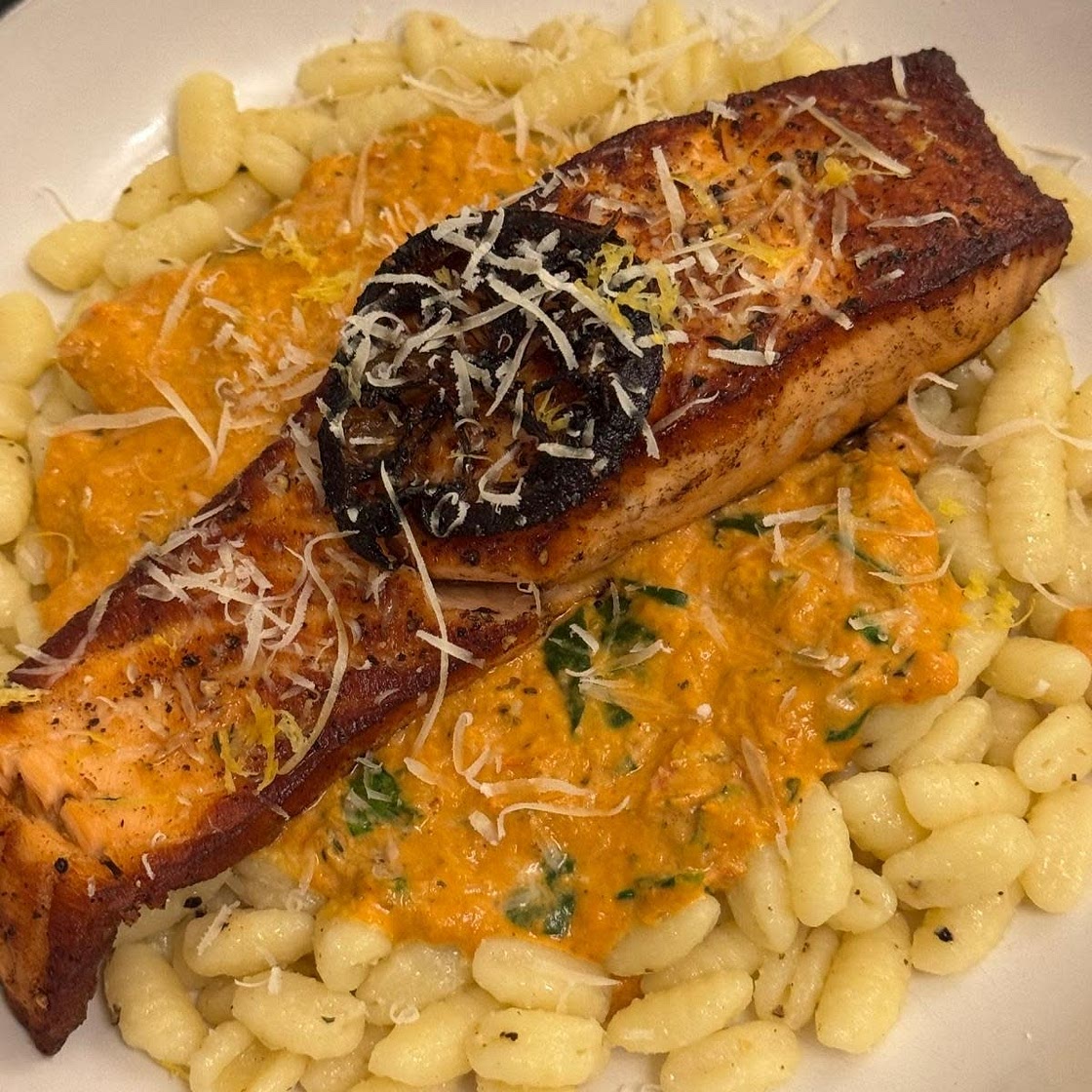 Creamy Garlic Butter Tuscan Salmon