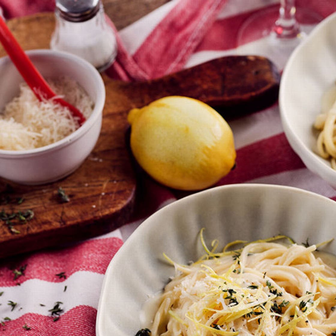 Spaghetti in Zitronensauce / Pasta al limone
