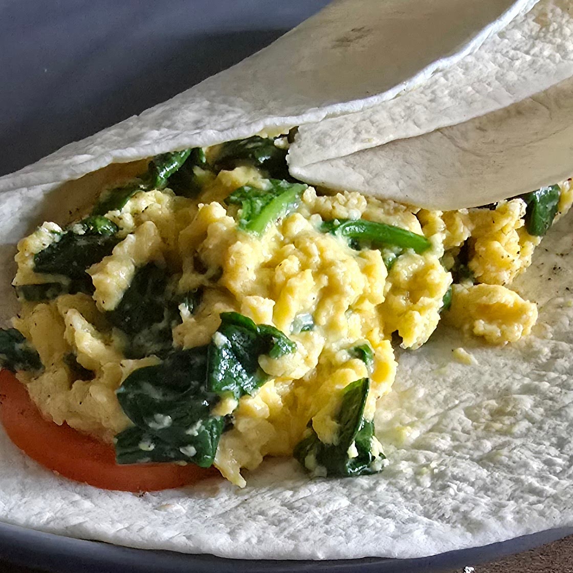 Scrambled egg wraps