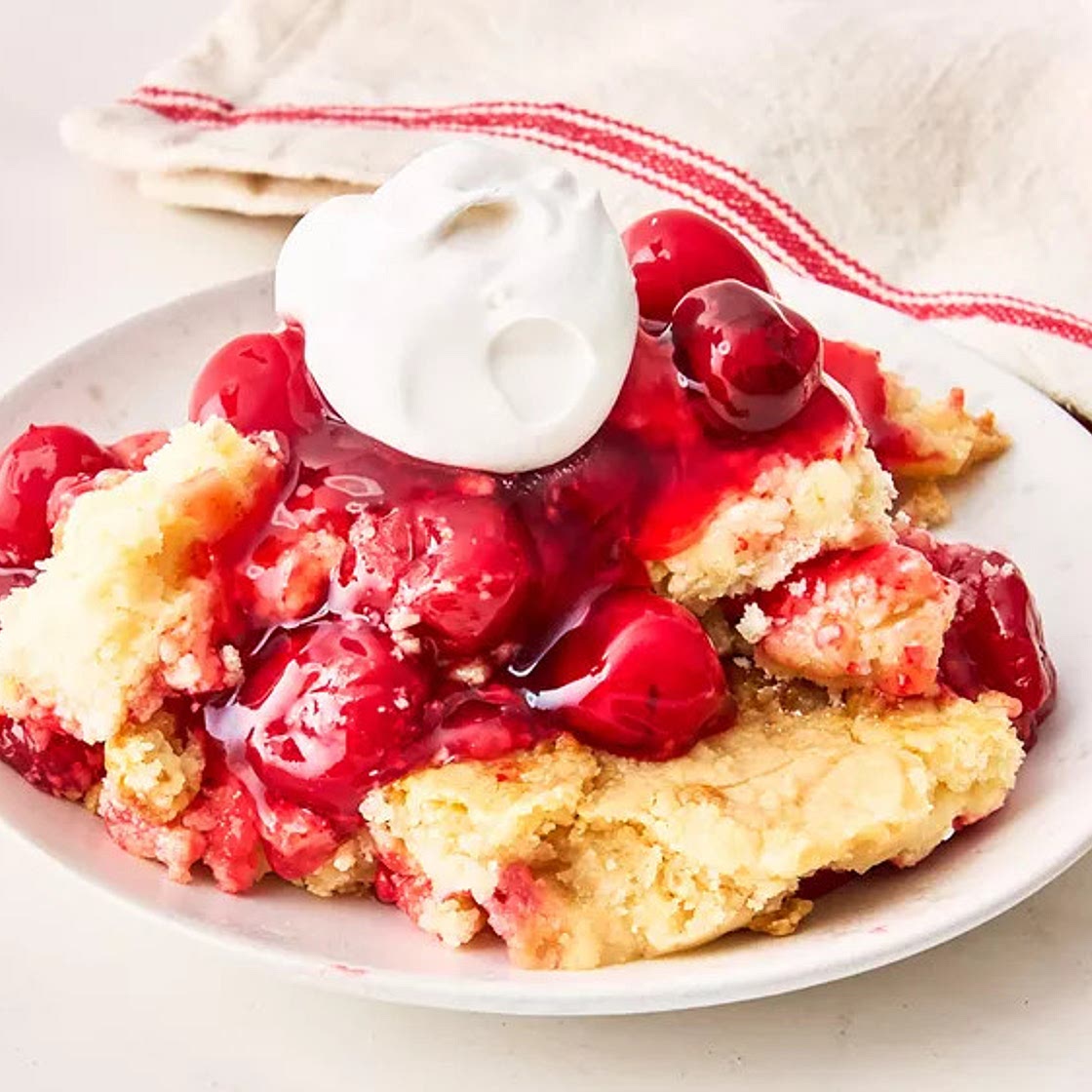 Cherry Cheesecake Dump Cake
