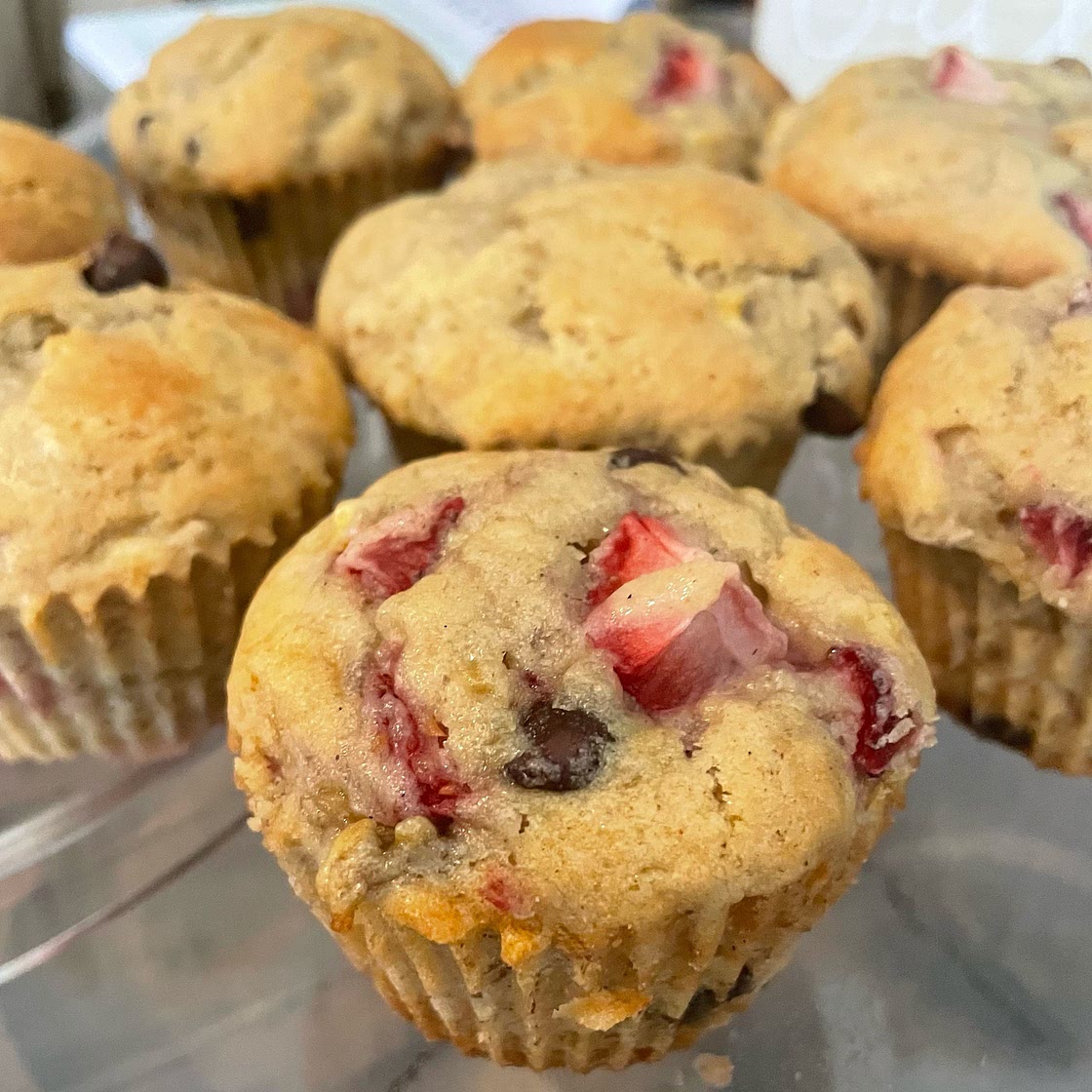 Strawberry Banana Muffins