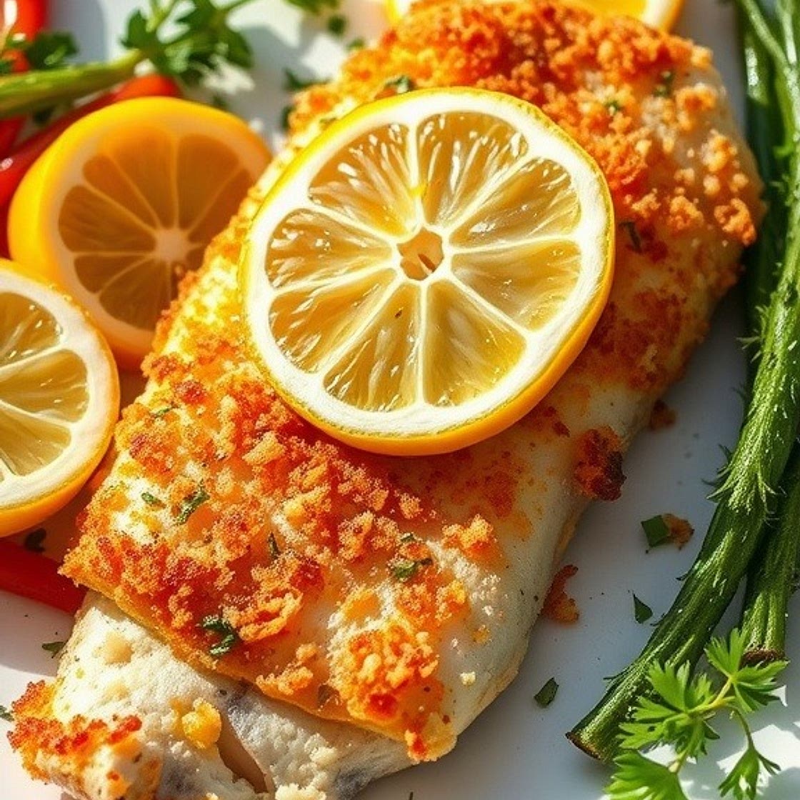 Crispy Lemon Baked Fish Recipe