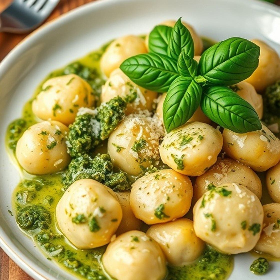 Creamy Pesto Gnocchi Recipe