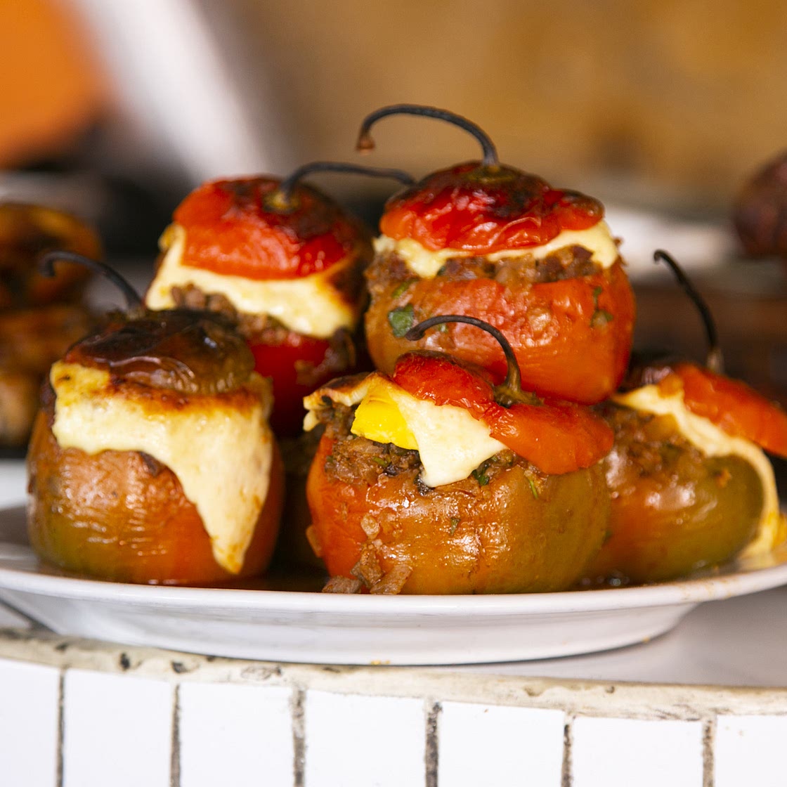 Peruvian Stuffed Spicy Peppers