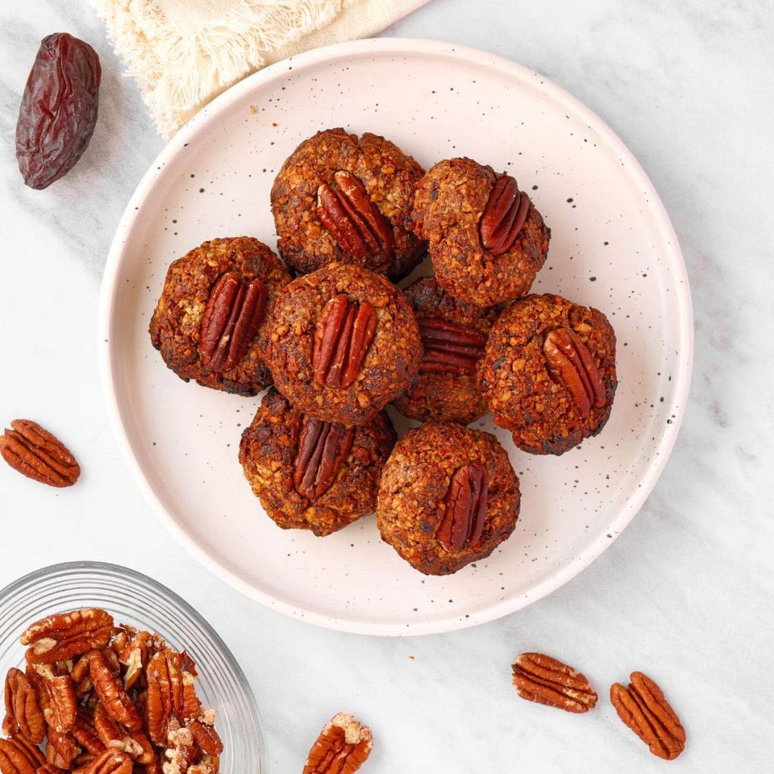 3-Ingredient Pecan Cookies
