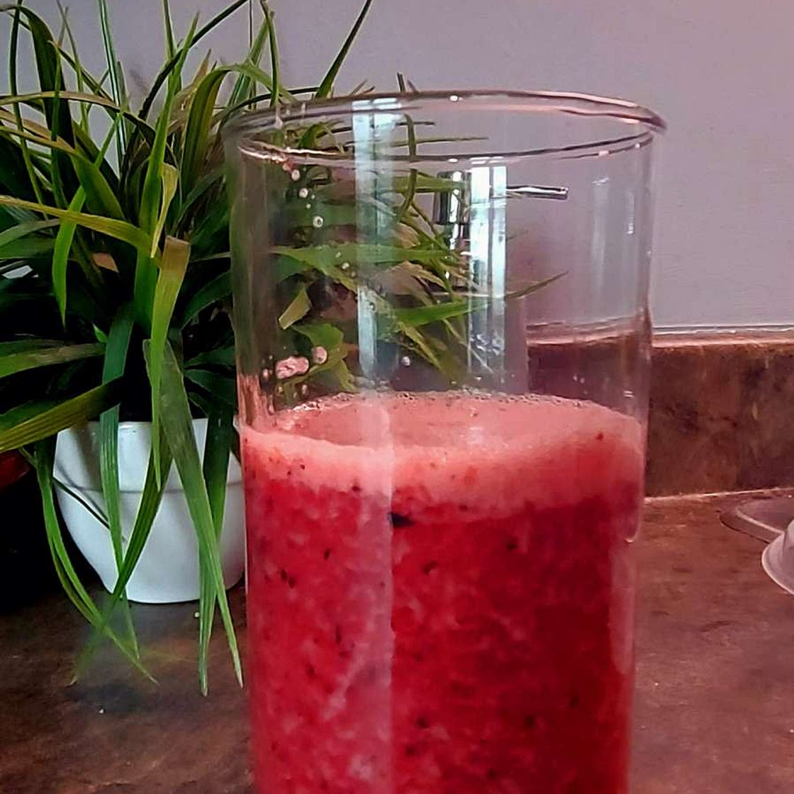 Blueberry and strawberry smoothie 😋⋆. 𐙚 ˚