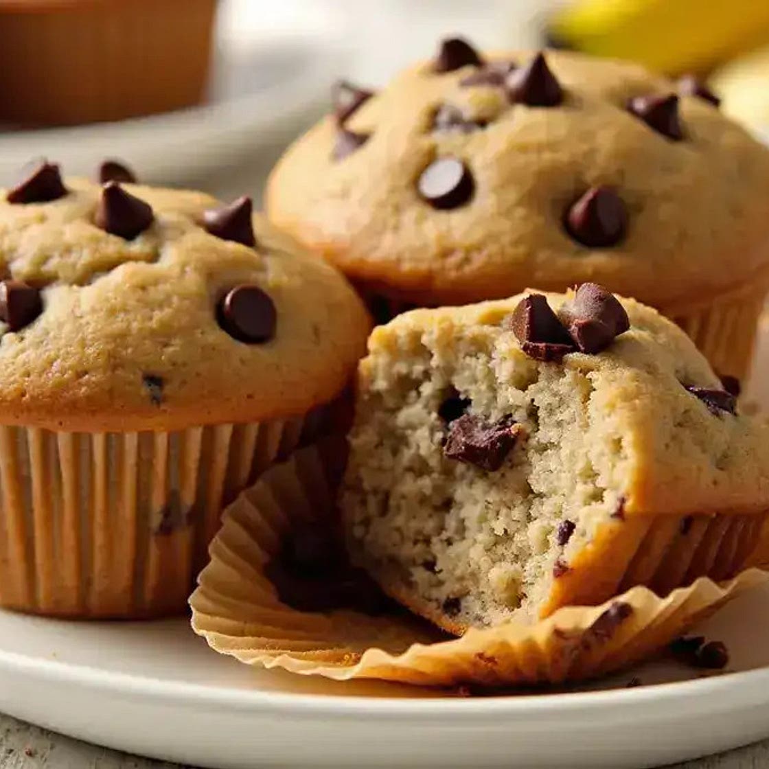 Easy Chocolate Chip Banana Muffins You’ll Love