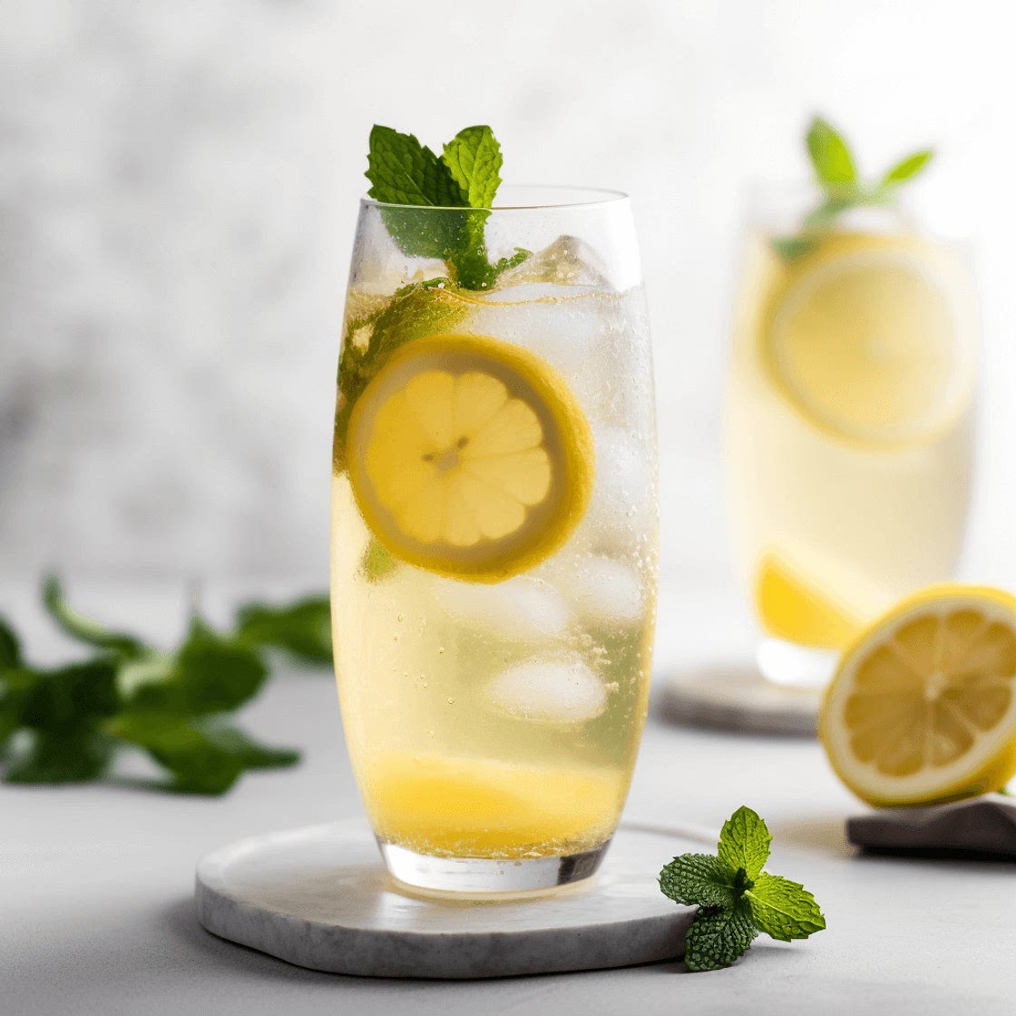 Sparkling Honey Lemonade