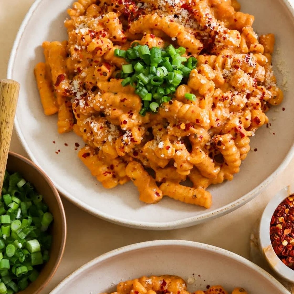 Gochujang spicy pasta