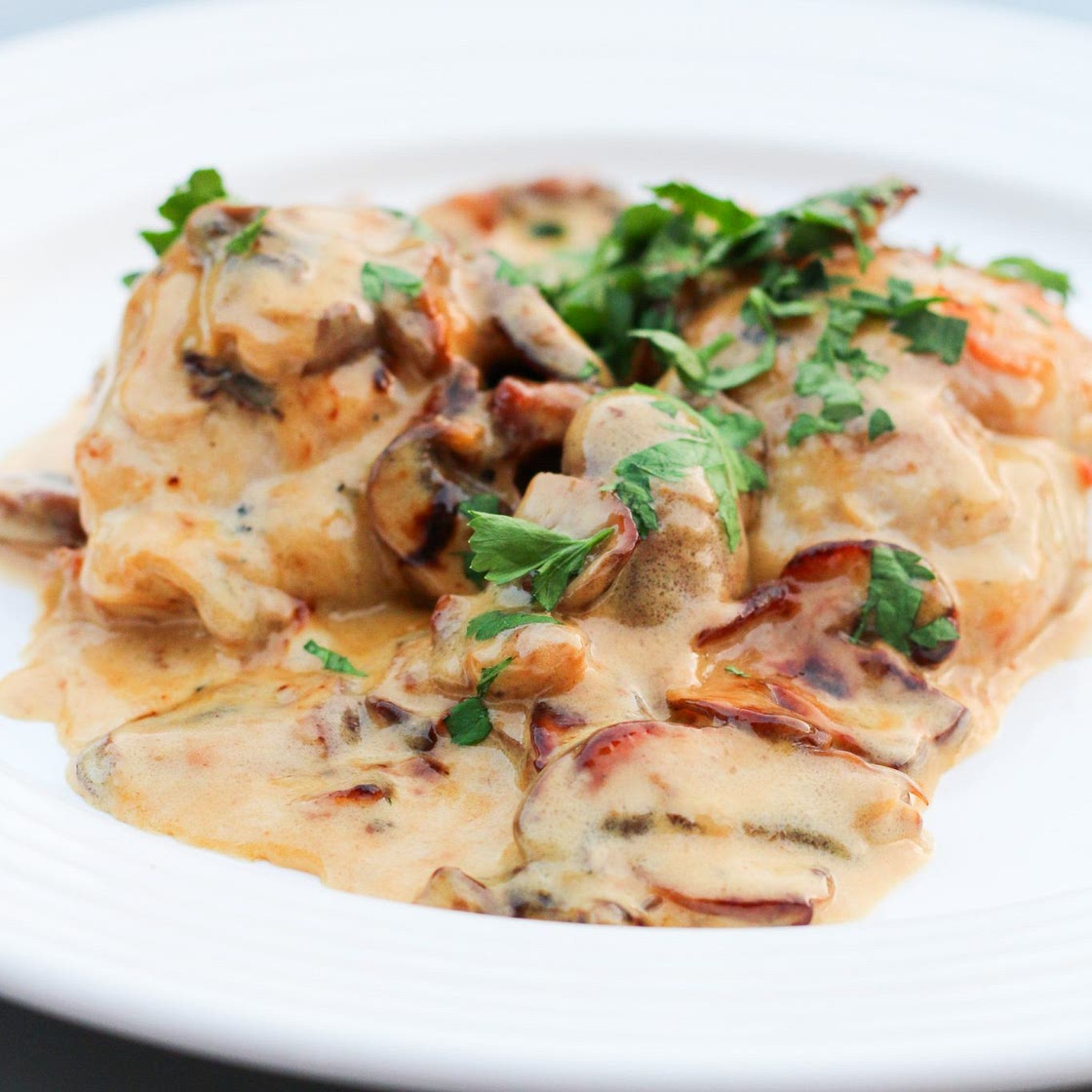 Chicken Thighs Marsala