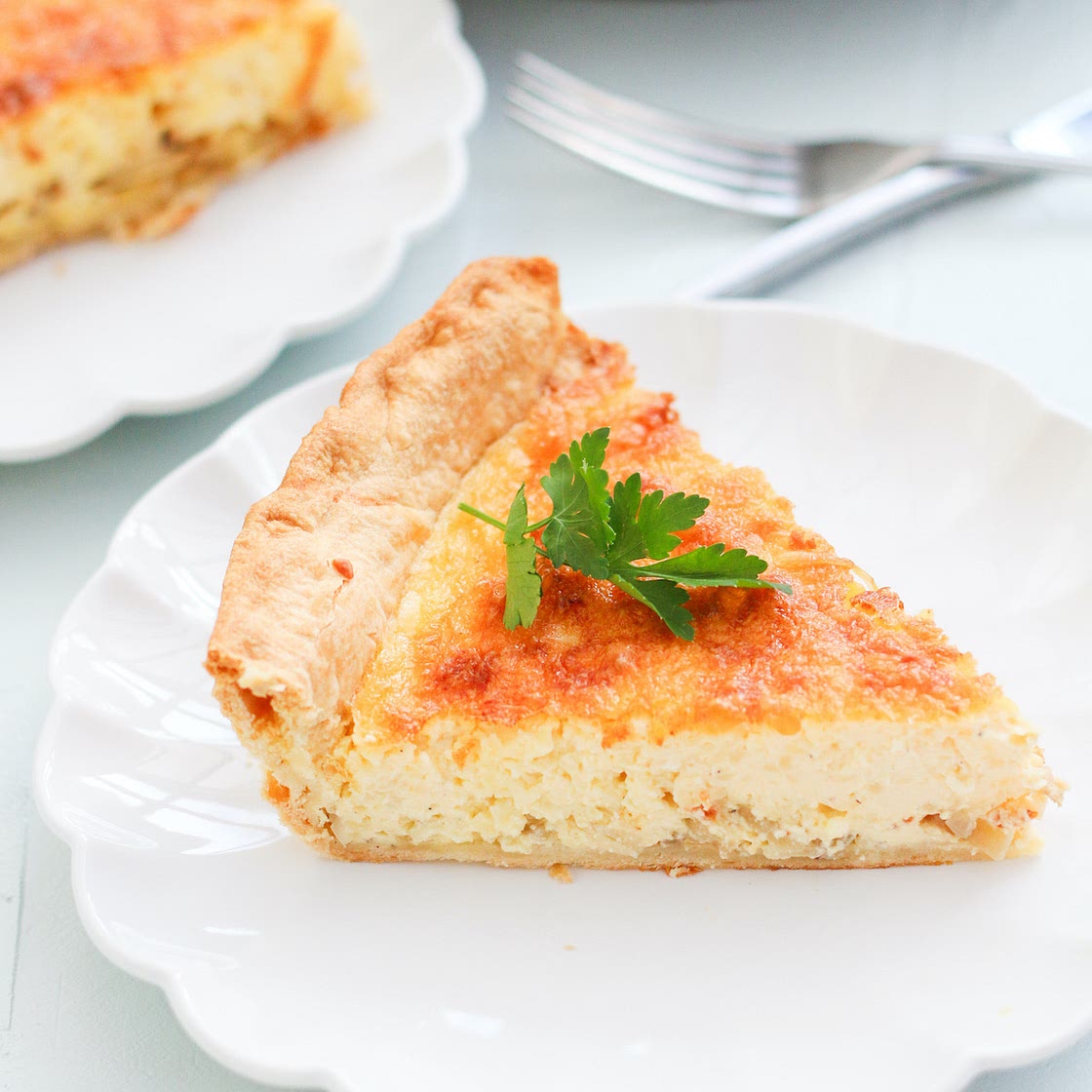 Cheese and Onion Quiche