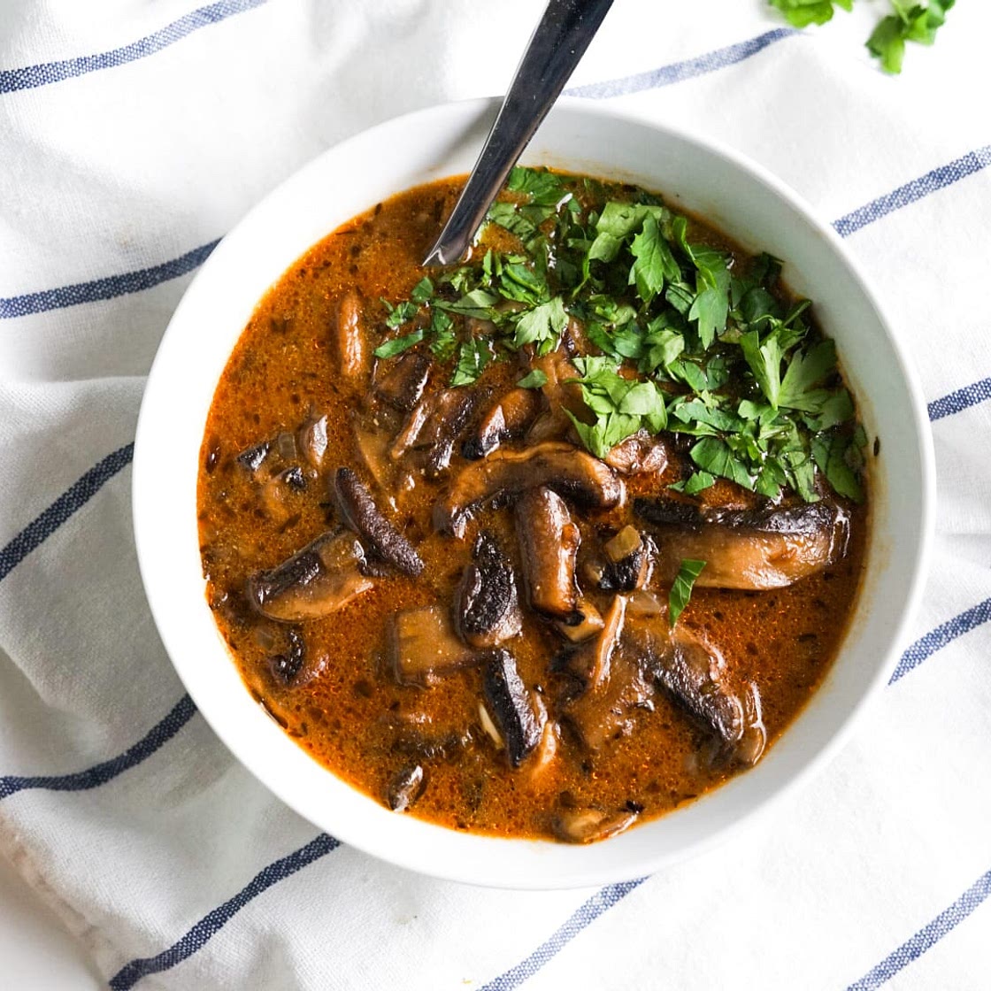 Mushroom Bourguignon