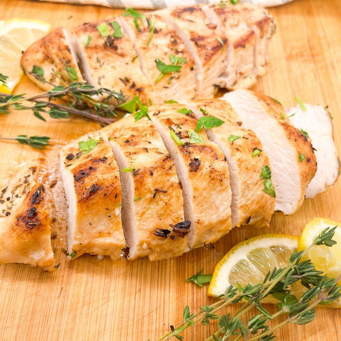 Herb & Garlic Baked Chicken Breast
