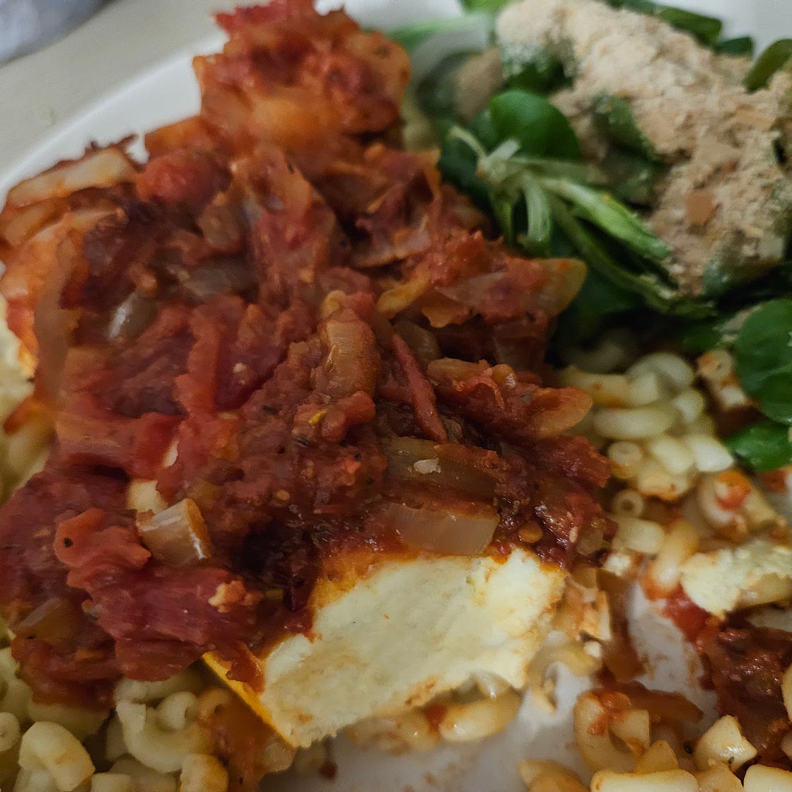 Les quennelles à la sauce tomate de Vincent