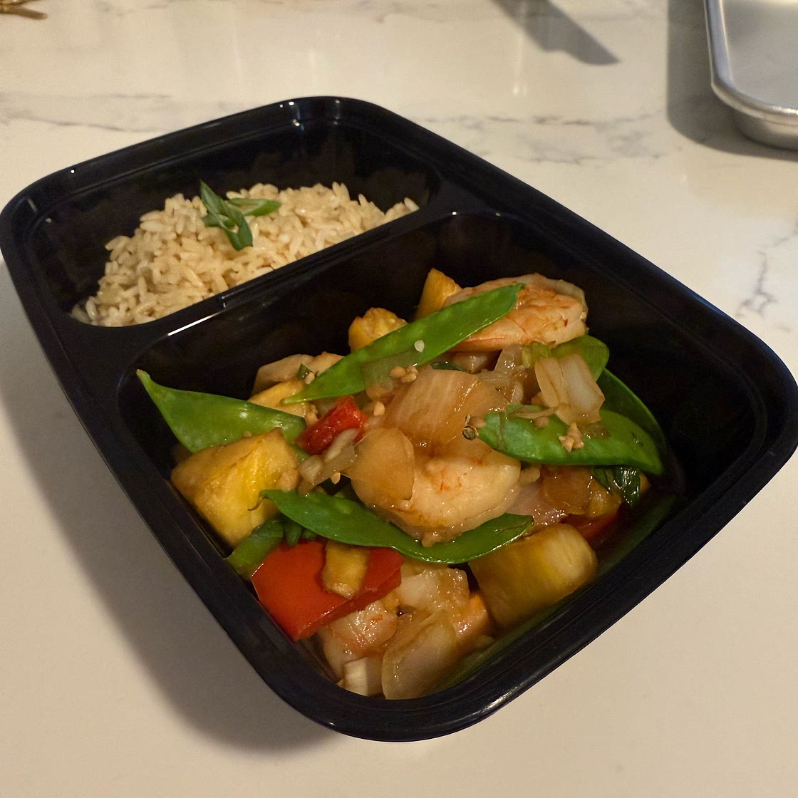 Pineapple Shrimp Stir Fry (Dairy Free)