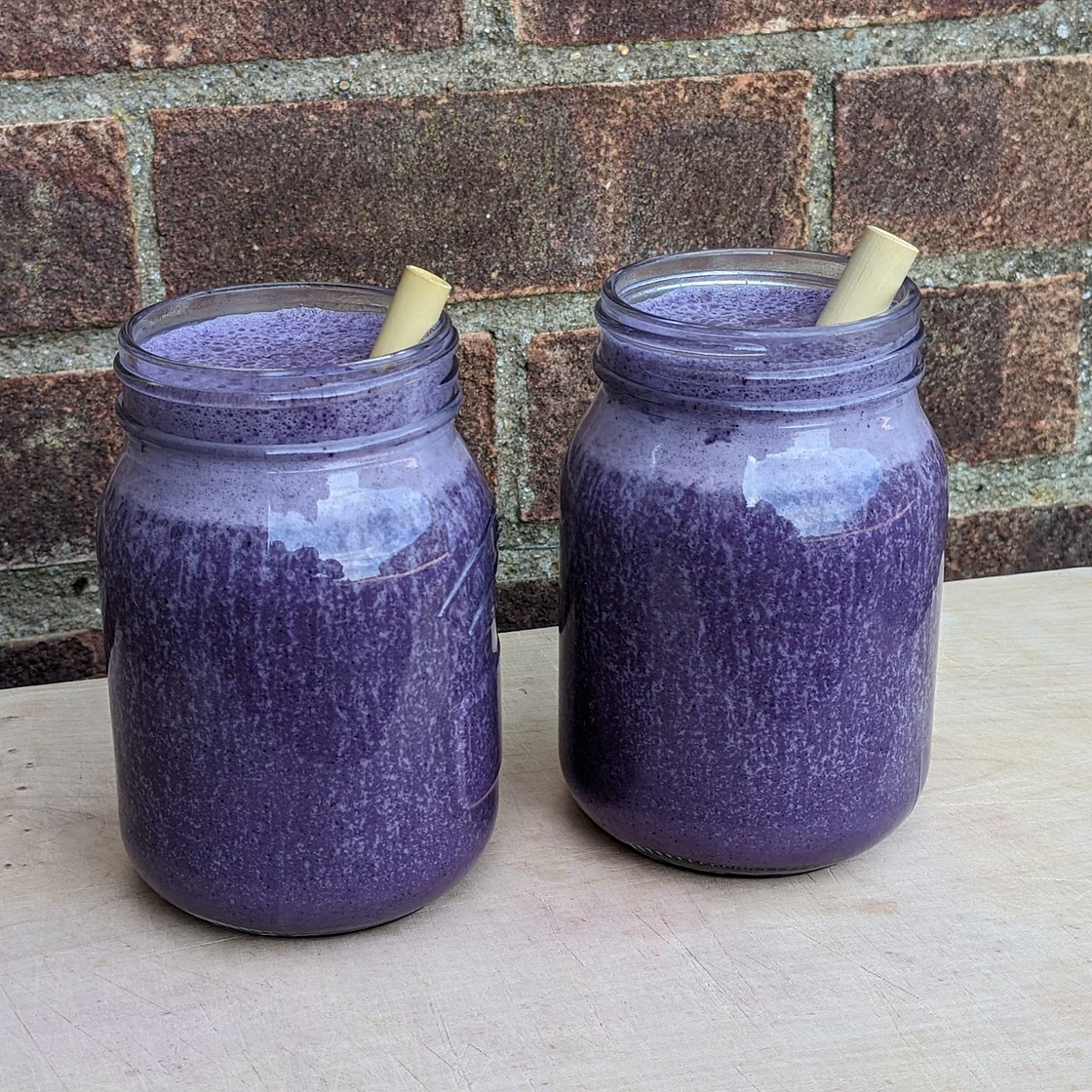 Muscle Fuel Blueberry Protein Smoothie