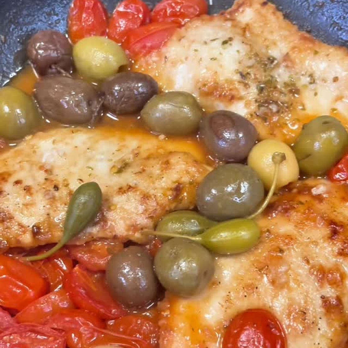 Pollo alla mediterranea 🍗🫒