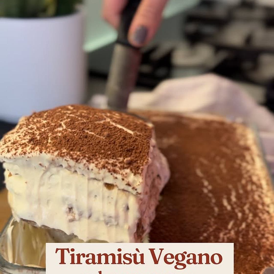 Tiramisù Vegano col mascarpone autoprodotto