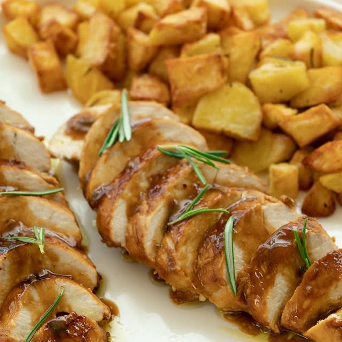 TAGLIATA DI POLLO IN PADELLA