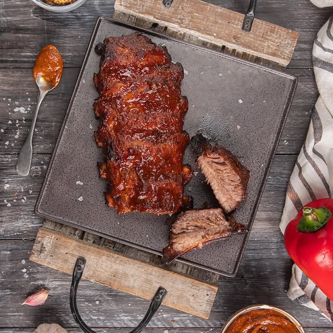 COSTINE DI MAIALE IN SALSA BBQ