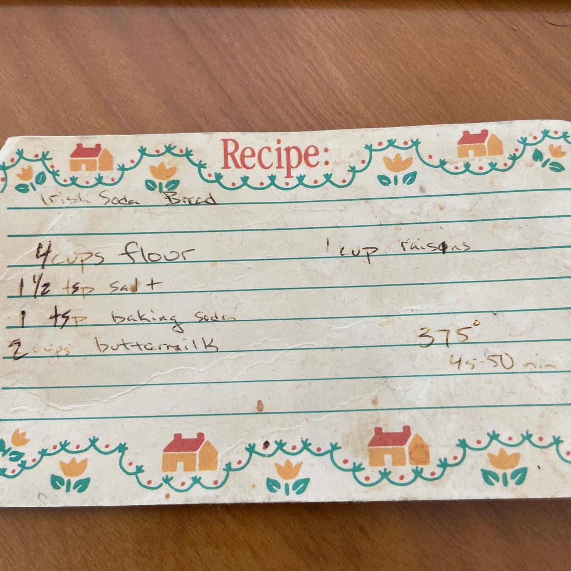 Grandmom’s soda bread