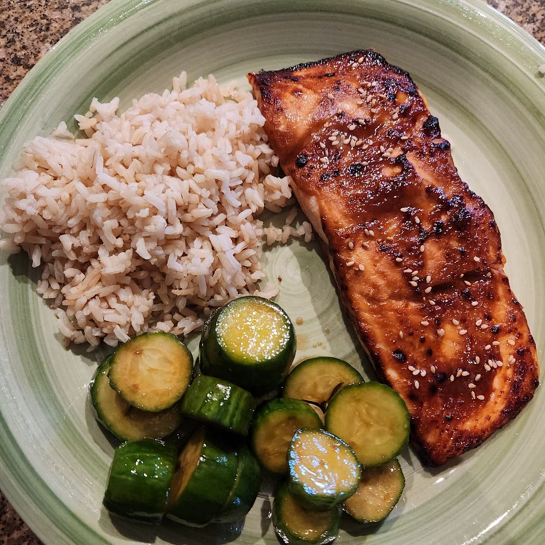Air Fryer Miso Salmon