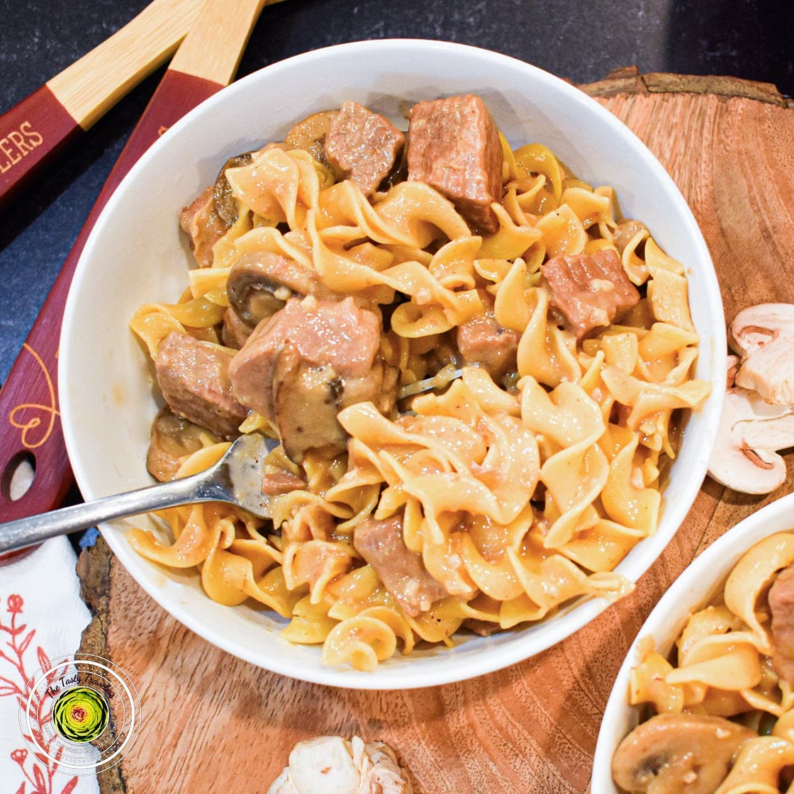 Ninja Foodi Beef Stroganoff