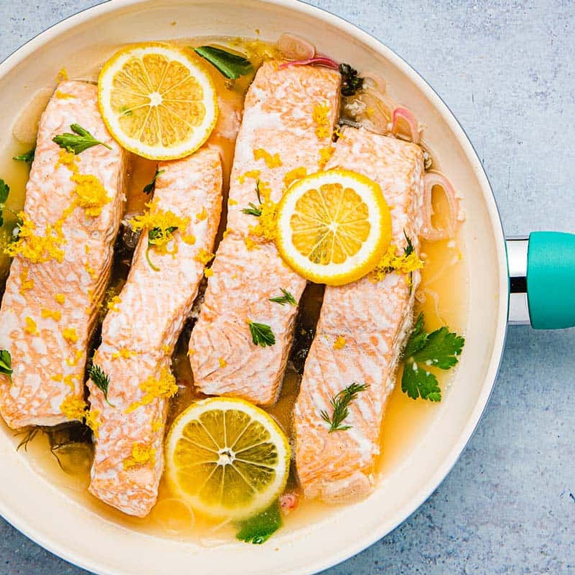 Poached Salmon