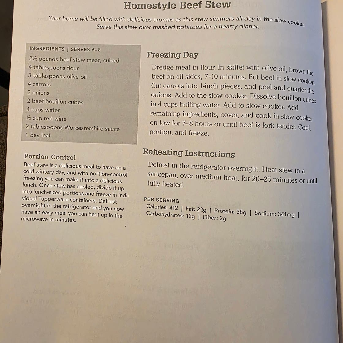 Homestyle Beef Stew