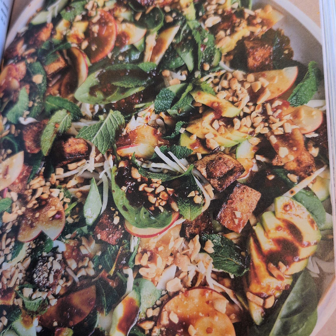 Rojak salad with avocado, tofu and tamarind