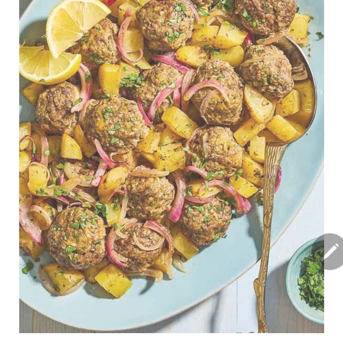 Greek meatballs potatoes baked