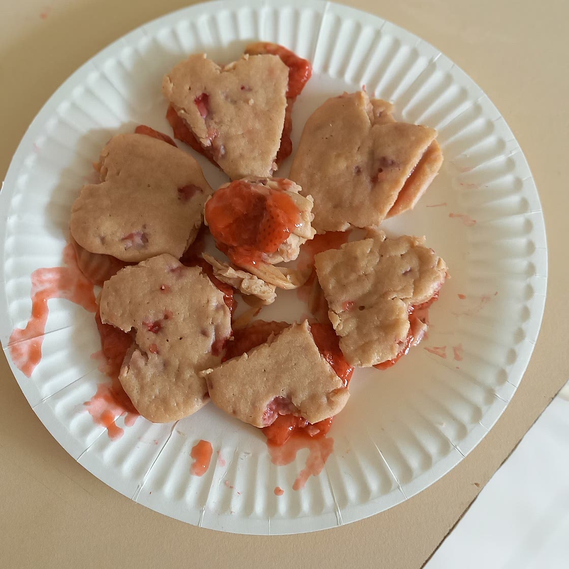 Love cookies with home made jam
