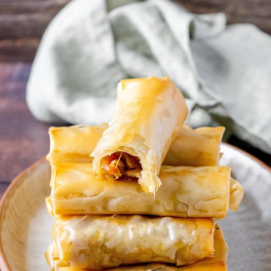 INVOLTINI PRIMAVERA DI PASTA FILLO