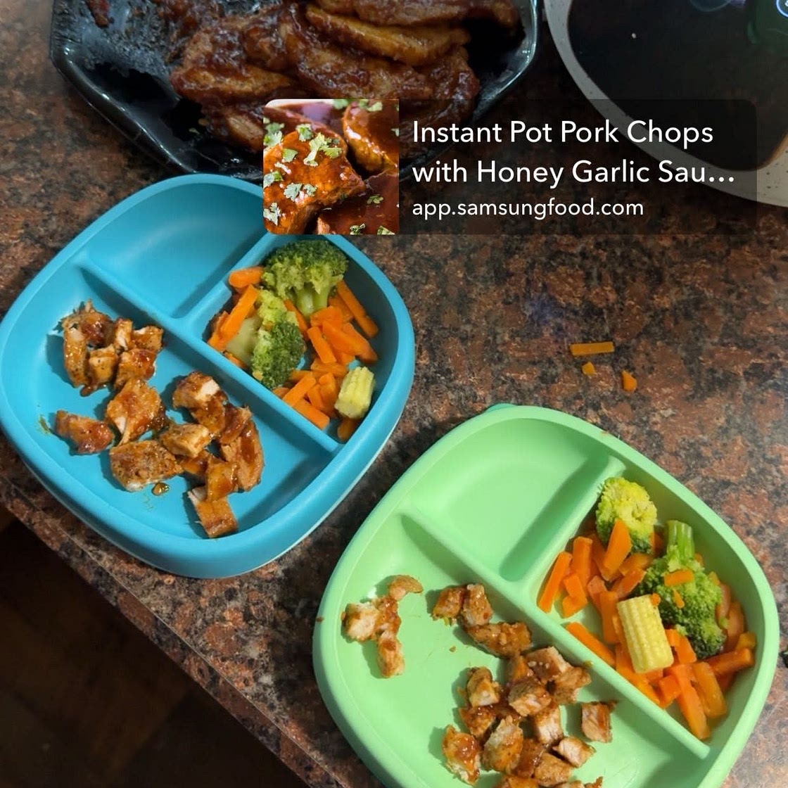 Instant Pot Pork Chops with Honey Garlic Sauce