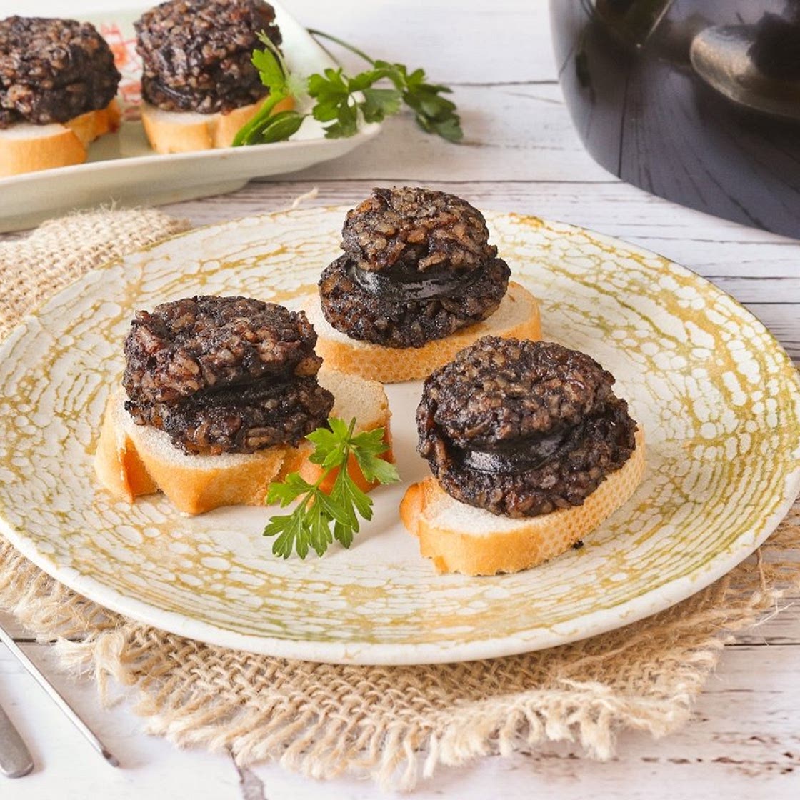 Morcilla en freidora de aire
