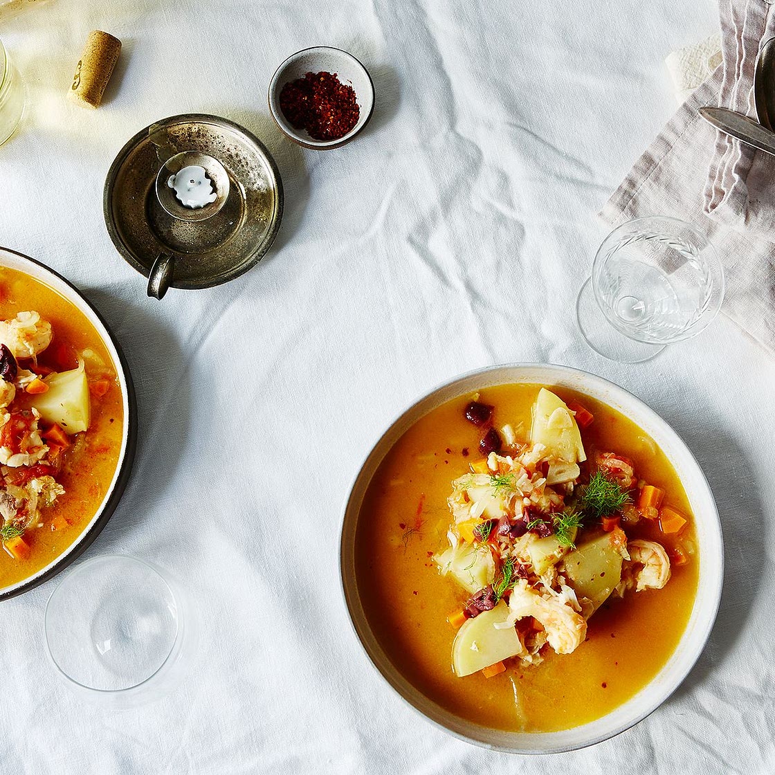 Portuguese Seafood Stew that Reminds Us of Portugal