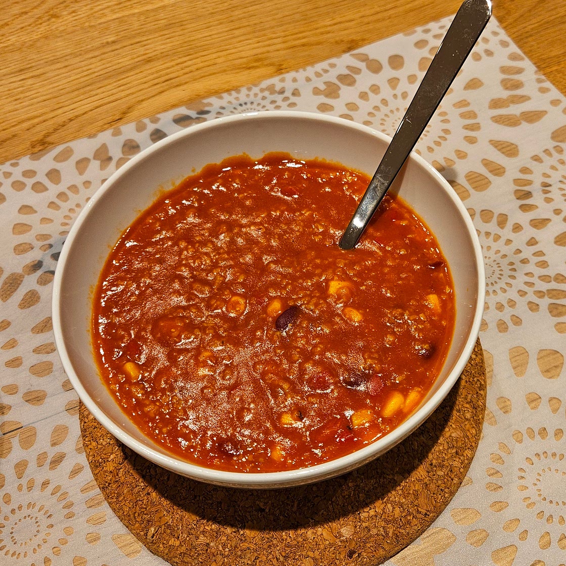 Chilli con Grünkern
