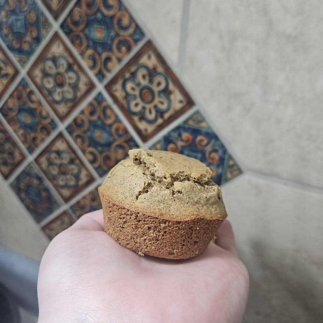 Toddler lentil banana muffins