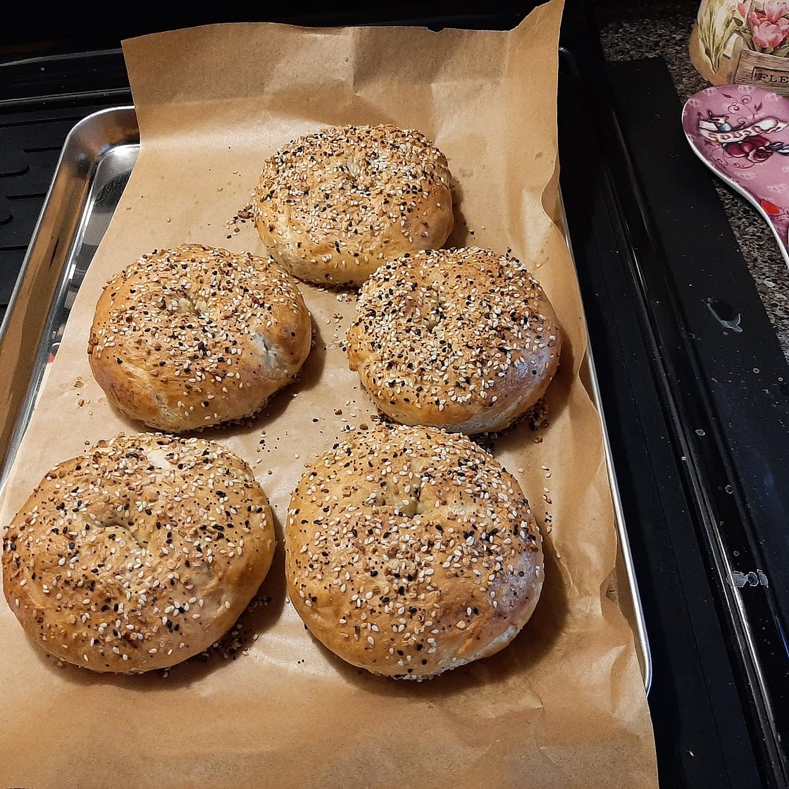 Home made bagels