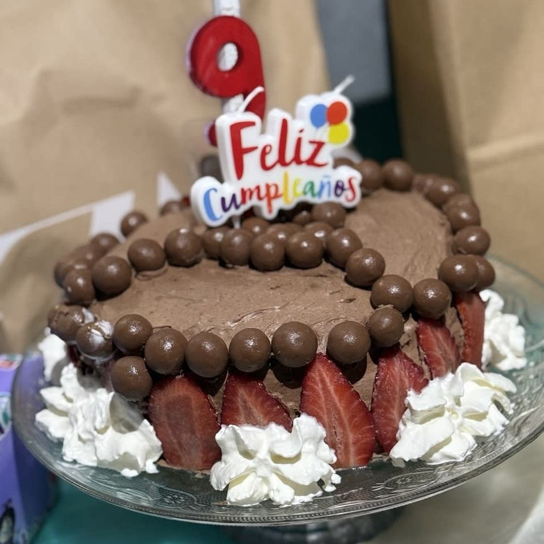 Chocolate Cake with Chocolate Custard Buttercream