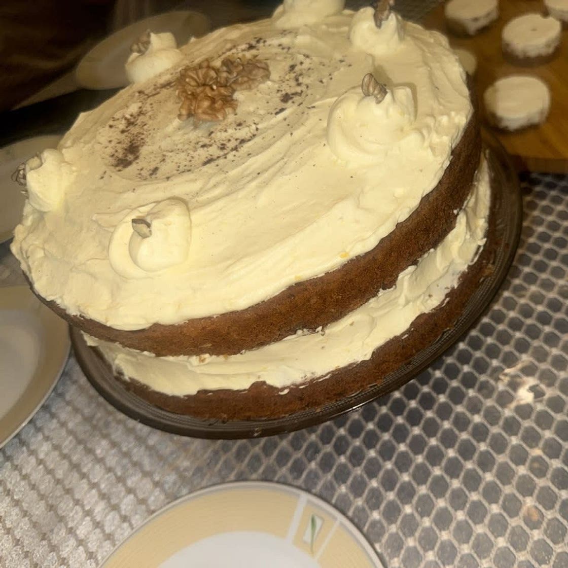 Carrot Cake w/ Brown Butter Cream Cheese Frosting