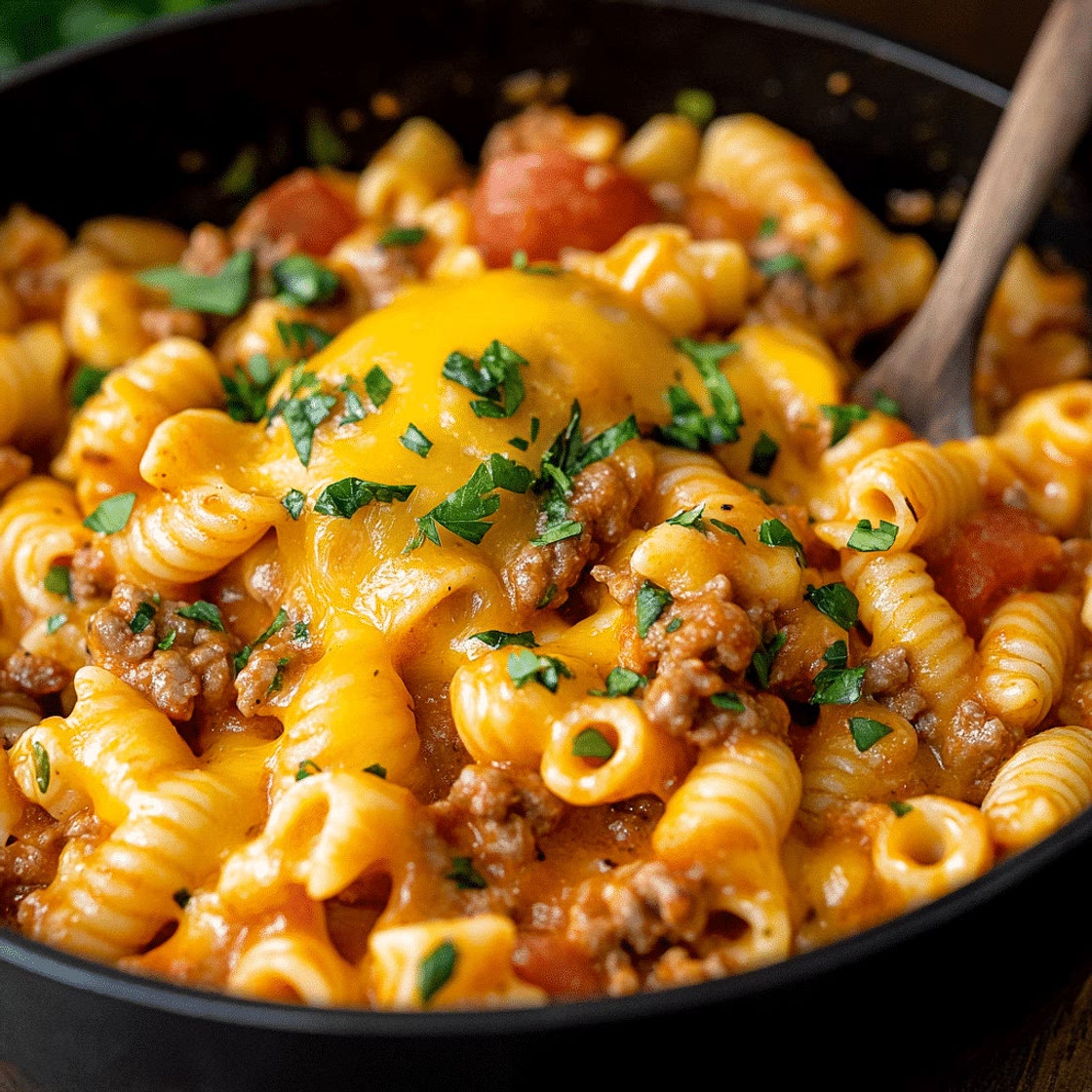 Cheesy Taco Pasta
