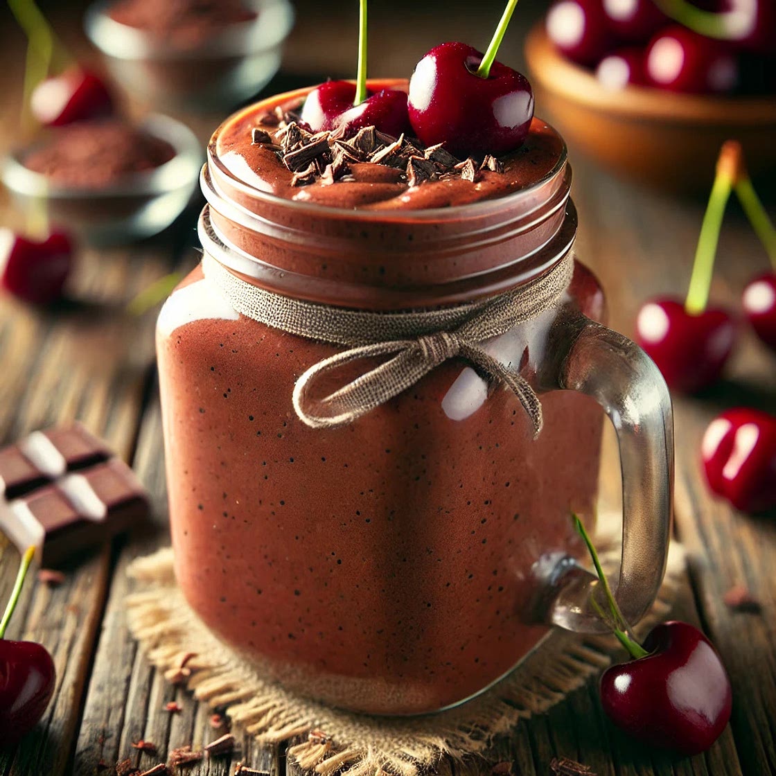 The Best Chocolate Cherry Smoothie