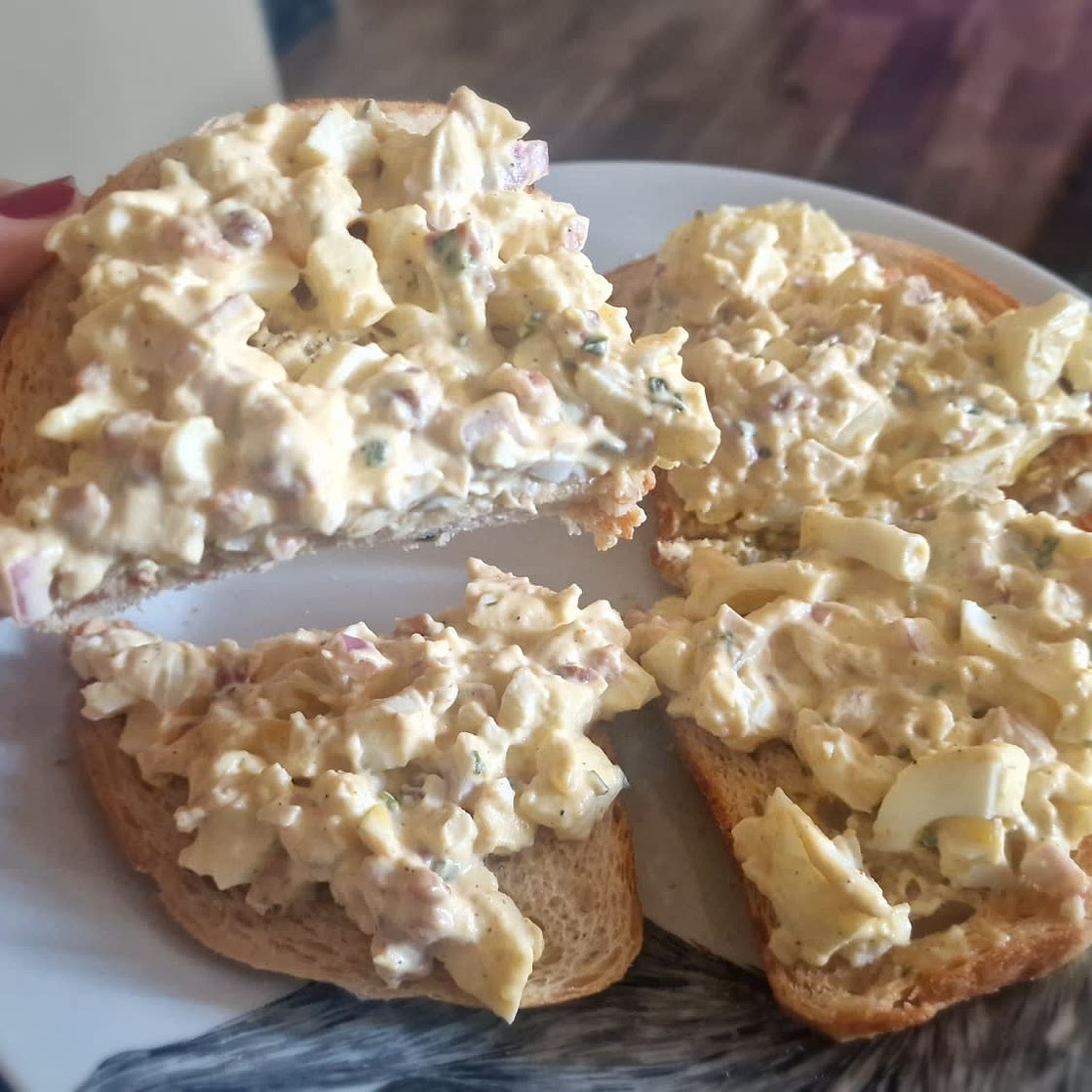 KETO DEVILED EGG SALAD