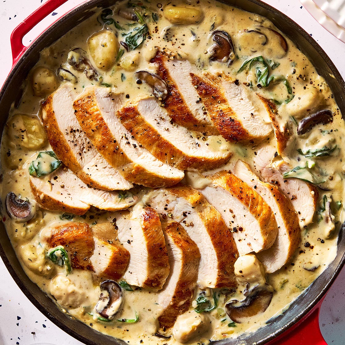 One-Pan Creamy Chicken & Gnocchi