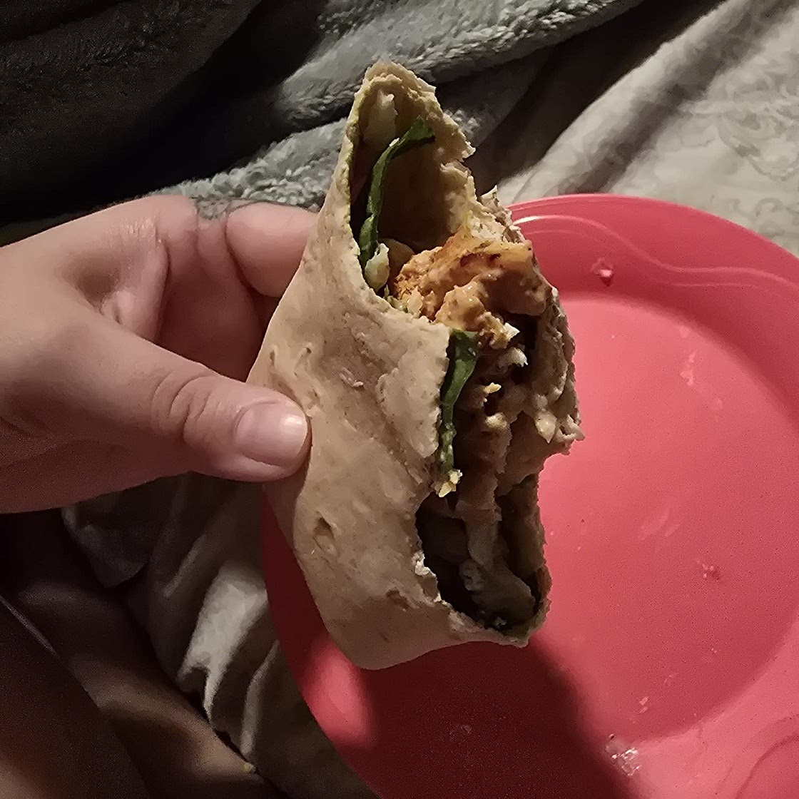 High Protein Spicy Grilled Chicken Wraps