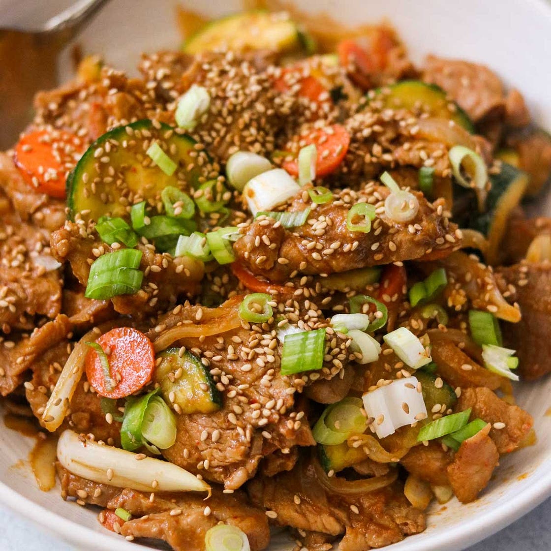 Korean Pork Bulgogi Recipe (Spicy & Non-Spicy Option)